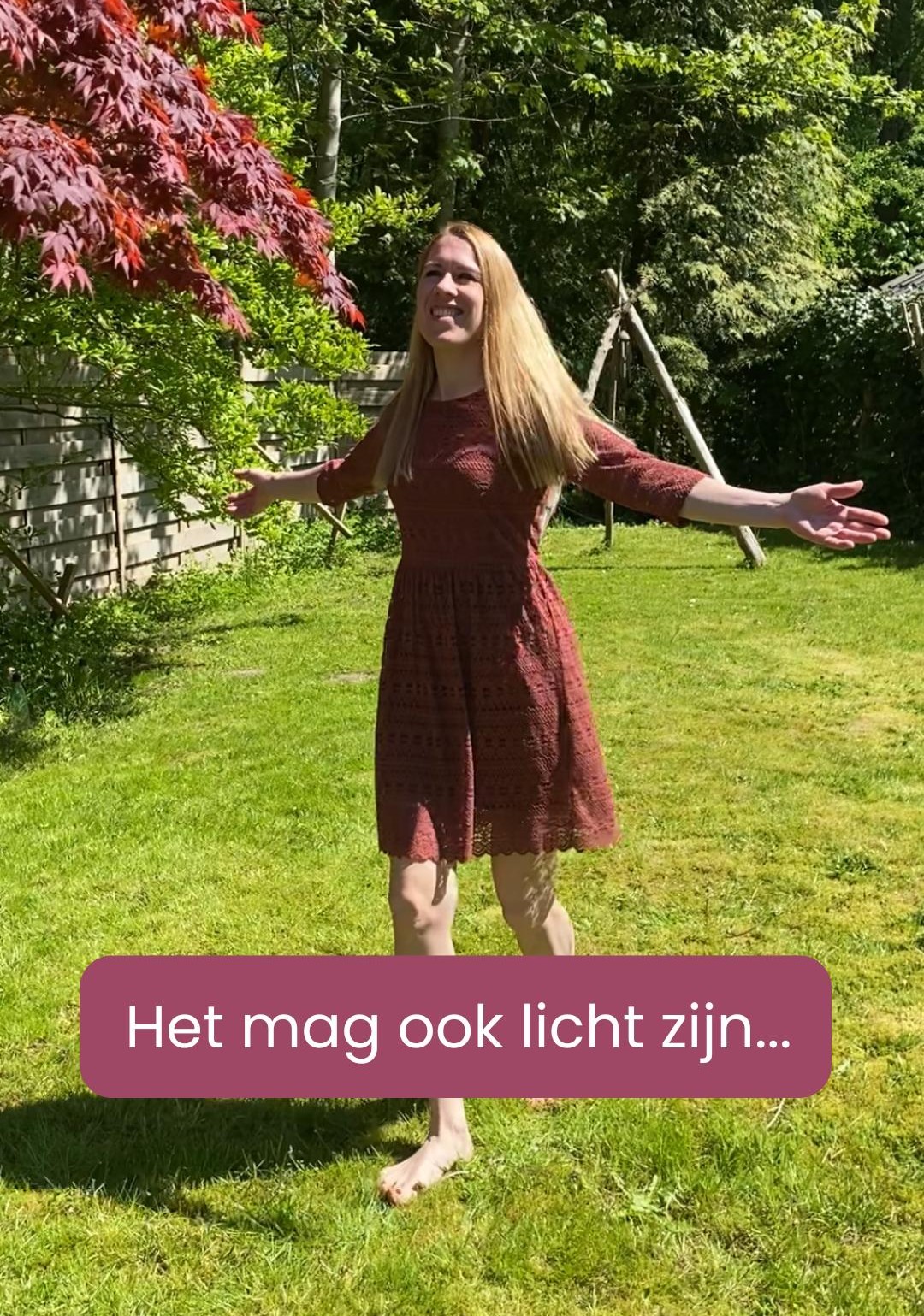 Bewust leven is ook spelen kracht van lichtheid en vreugde