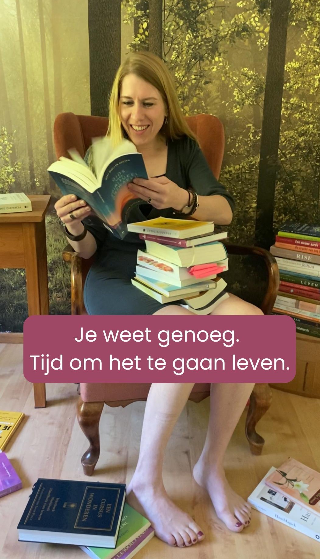 het is tijd om te gaan leven